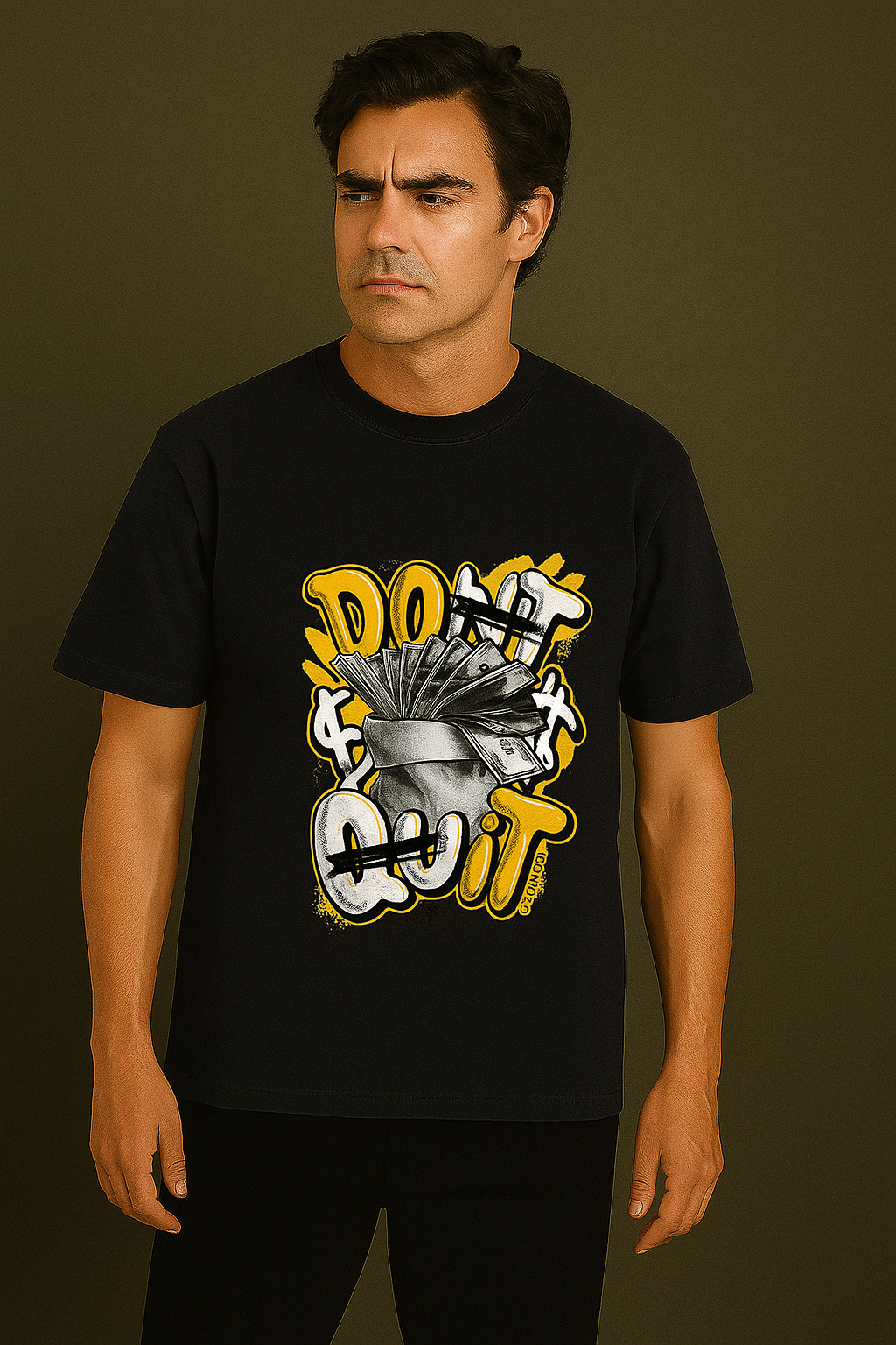 Dont Quit Unisex Oversized Tee