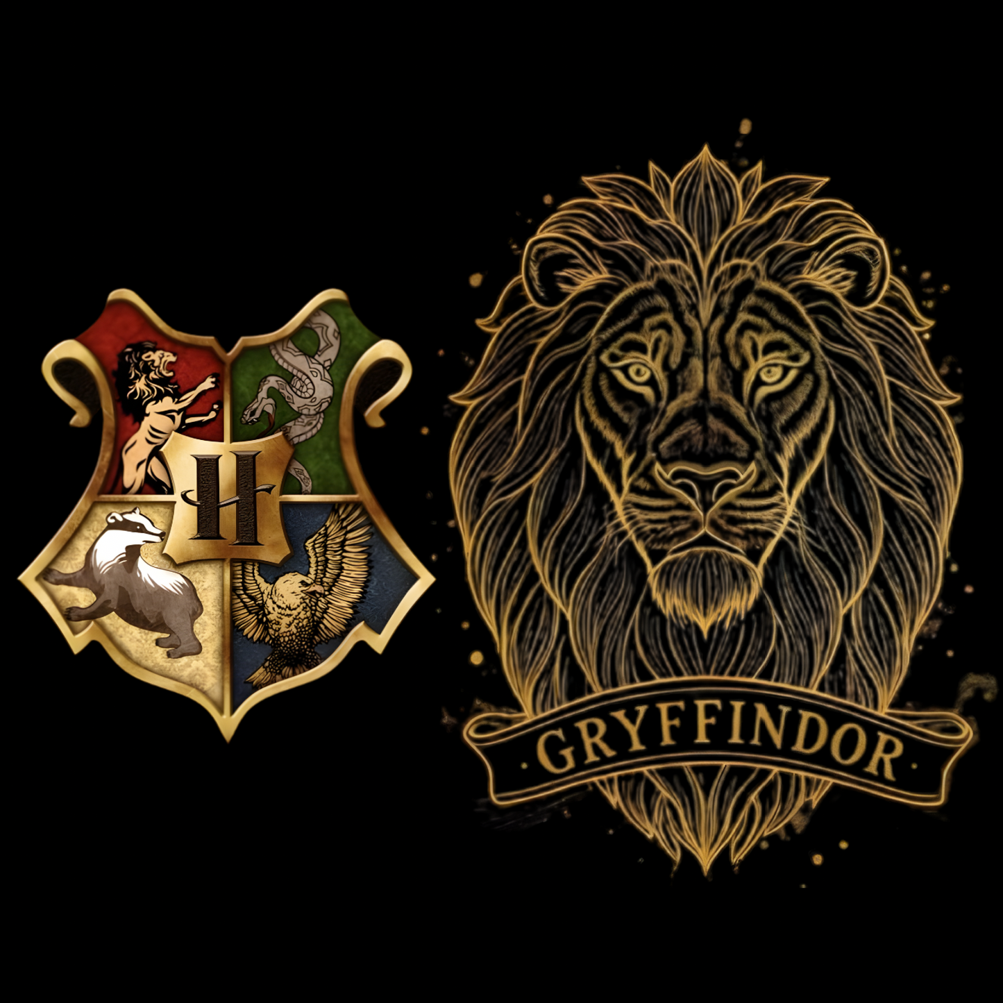 Gryffindor House Emblem - Where Heroes Are Made | Unisex T-shirt