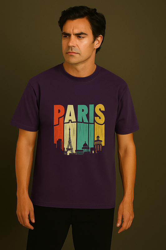 City of Lights Unisex Oversized Tee