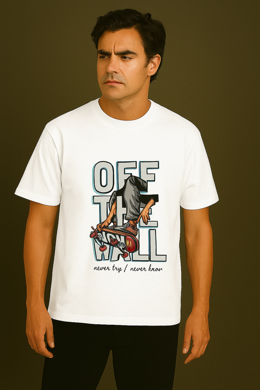 Skater Drip Unisex Oversized Tee