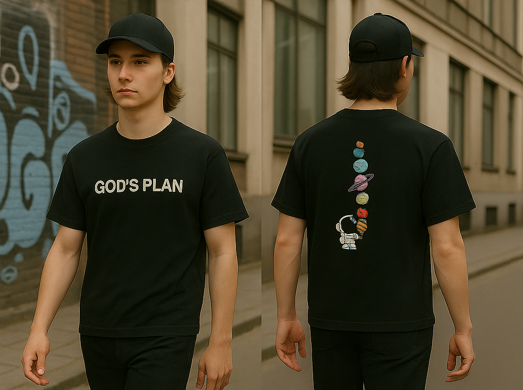 Cosmos & Faith Oversized Tee