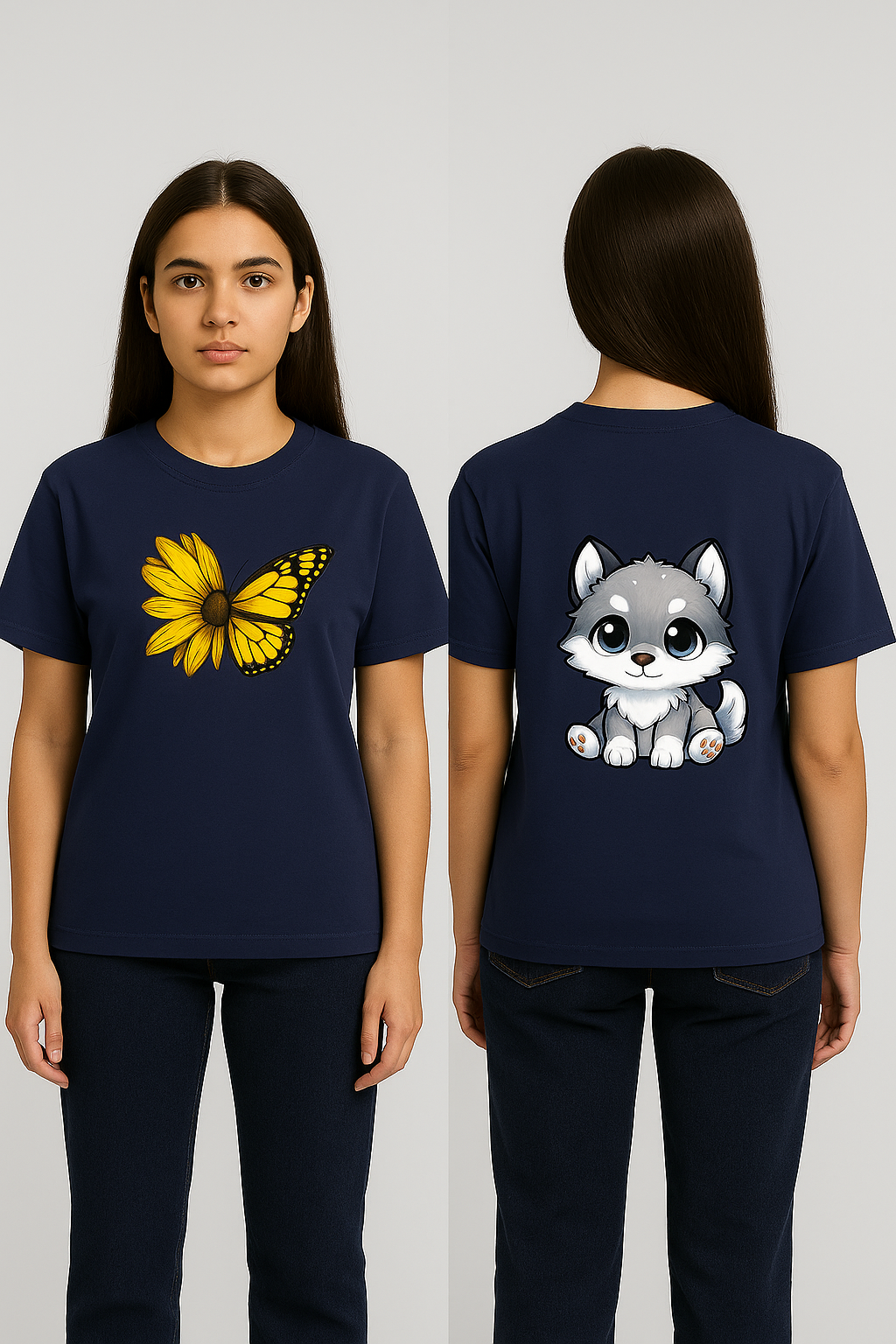 Lunar Wings Unisex Oversized Tee