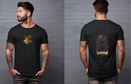 Slytherin House Emblem - Where Strategy Meets Strength | Unisex T-shirt
